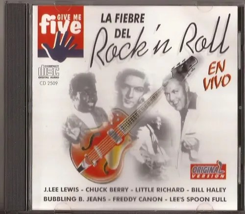 Cd La Fiebre Del Rockn Roll En Vivos,give Me Five,soundtape Estándar