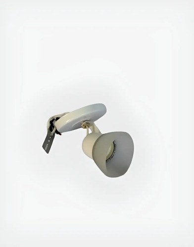 Spot De Pared Con Tulipa De Vidrio Para Foco A Rosca E27 Blanco