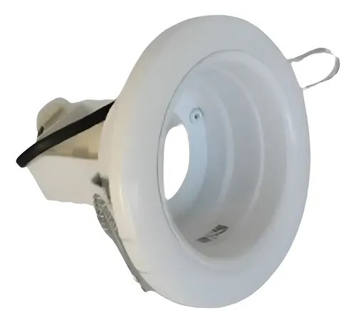 Spot Redondo De Embutir Para Techo Con Rosca E27 Blanco