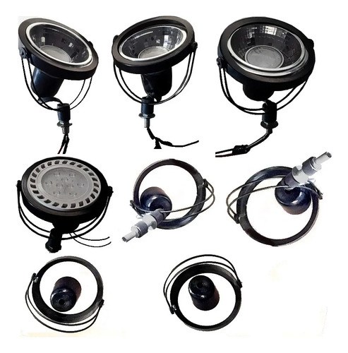 Spots Para Riel Y Lamparas Led Gu10 O Dicroicas