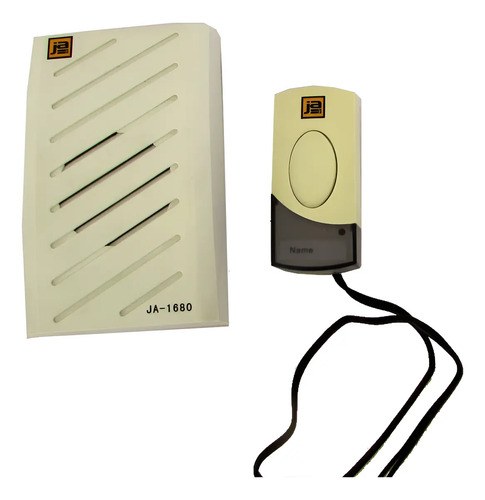 Timbre Inalambrico Digital Ja1680 Color Blanco Blanco