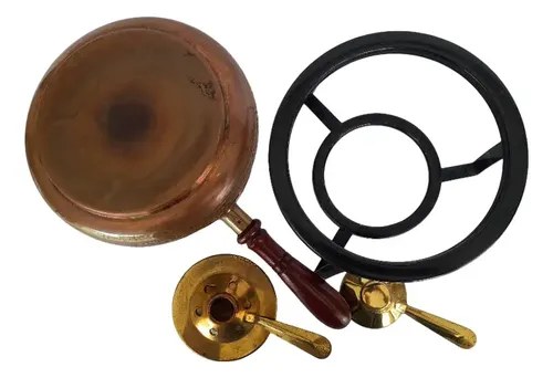 Kit De Fondue De Cobre Para Disfrutar La Experiencia Gourmet Cobre - 3