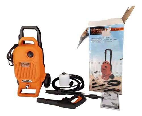 Hidrolavadora Black + Decker Bepw1800t-ar 125 Bar Psi 1700 W Naranja 50 Hz/60 Hz