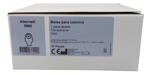 Bolsa Ostomía Coloplast 5985 Abierta Alterna Caja Por 30 Unidades