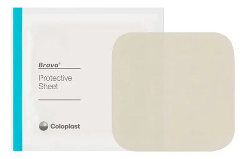 Placa Protectora De Bolsa De Colostomía Coloplast Brava, 10 X 10