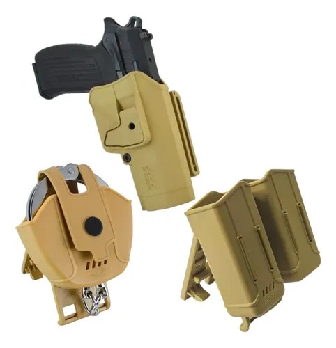 Kit Boer De Funda Pistolera Bersa + Porta Esposa + Cargador