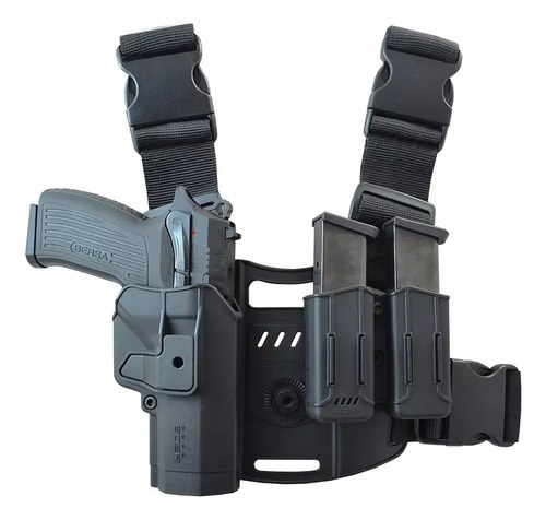 Combo Táctico Boer 3 En 1 Bersa Muslera-funda-porta Cargador