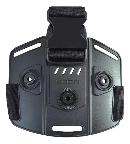 Base Plataforma Muslera Tactica Polimero Boer Low Ride Color Negro