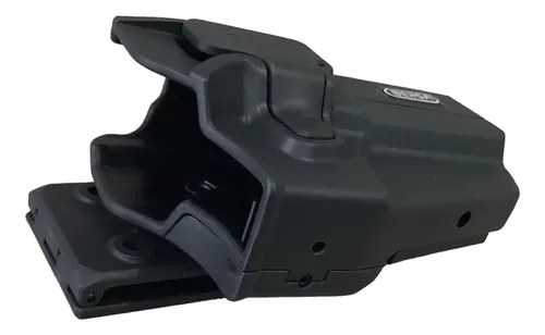 Pistolera Holster Nivel2 Bersa Bp9fs Clip Cinturon Regulable Diestro Negro - 4