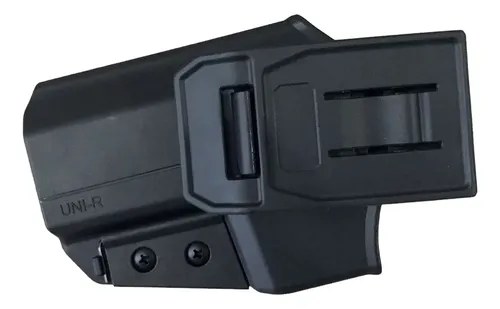 Pistolera Holster Nivel2 Bersa Bp9fs Clip Cinturon Regulable Diestro Negro - 8