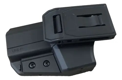 Pistolera Holster Nivel2 Bersa Bp9fs Clip Cinturon Regulable Diestro Negro - 9