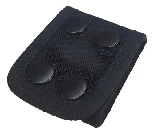 Presilla Doble Separador Correaje Cordura Policia Negro Negro