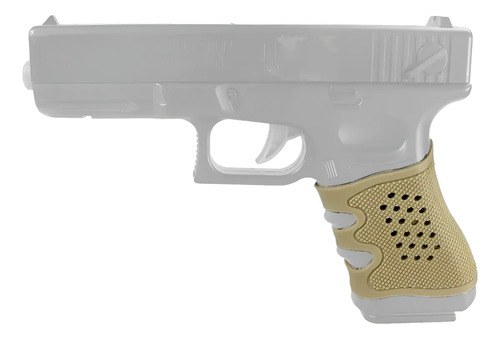 Grip Goma Anti Deslizante Tactico Pistola Glock 17 19 Bersa - 6