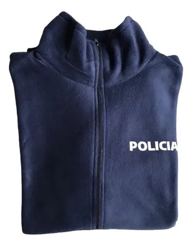 Campera Polar Tactica Policia Uniforme Azul - 5