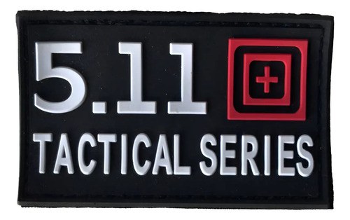 Parche De Goma Con Velcro 5.11 Tactical Series 4,8 Cm X 8 Cm Negro Estampado