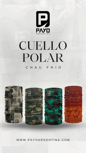 Cuello Polar Termico Multifuncion Deportivo Payo Unisex - 3