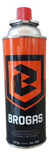 Cartucho Repuesto Anafe Calentador Gas Butano Brogas X 1 U