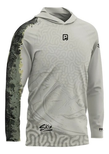 Remera Payo Skin Tararira Secado Rápido Capucha Dedal Uv