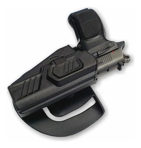 Funda Pistolera Houston Bersa Glock 17 Nivel 2 Diestro Negro - 2