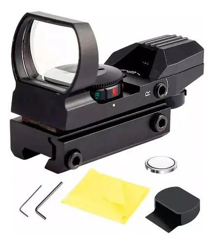 Mira Táctica Militar Holográfica Réflex Retícula Verde Rojo