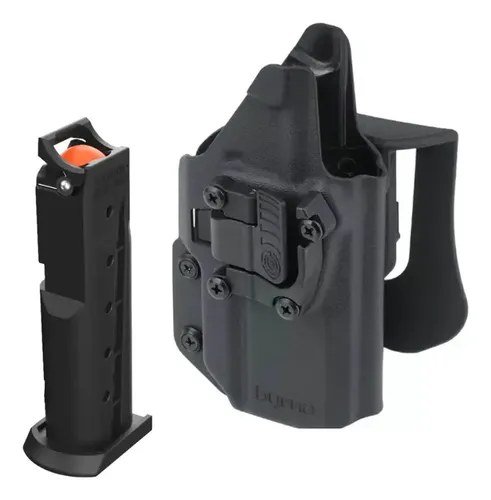 Funda Nivel 2 Kydex - Byrna Xl + Cargador De 7 Tiros Diestro Negro