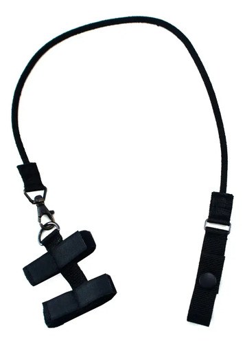 Rabiza Extensible Con Empuñadura Para Pistola Negro - 3
