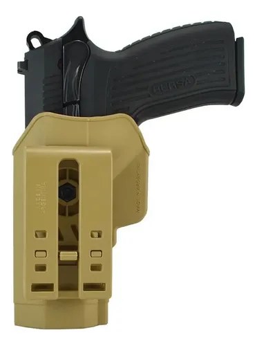 Funda Pistolera Táctica Boer Nivel 2 Para Bersa Tpr9 Diestro Arena - 2