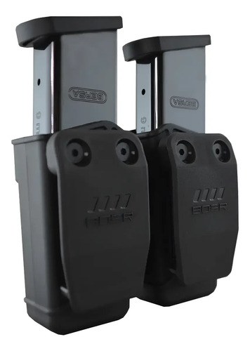 Porta Cargador Interno Polimero Universal Doble Bp9 Boer Negro
