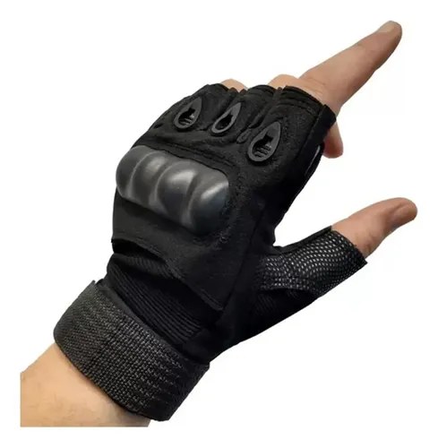 Guantes Tacticos Dedos Cortados Policia Fuerzas Armadas - 3