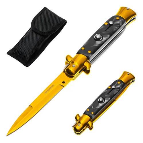 Navaja Estilete Automático Cuchillo Con Seguro Razor Premium