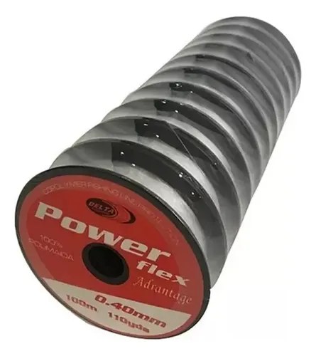 Tanza Pesca Albatros Powerflex 040mm Carrete 100m Power Flex Transparente - 2