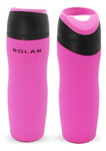 Botella Deportiva Térmica Hermética Vaso Rolan Sport 500ml Rosa