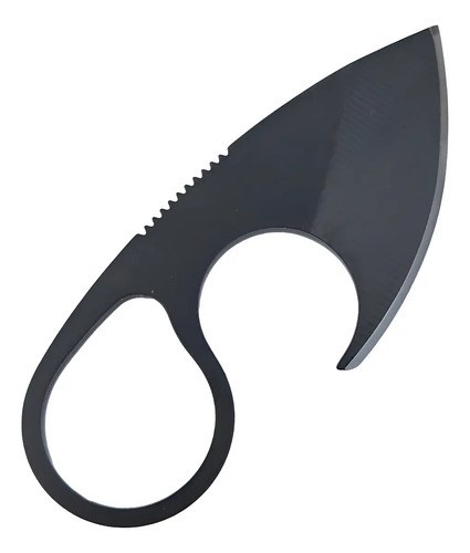Mini Cuchillo Colgante Neck Survival Sd2 Push Dagger Daga Negro