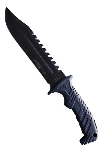 Cuchillo Tactico Supervivencia Combate Militar Rambo Negro