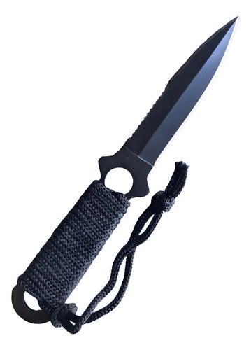 Cuchillo Daga Botero Haller Pierna Cinto Muslera Tactico Negro - 3