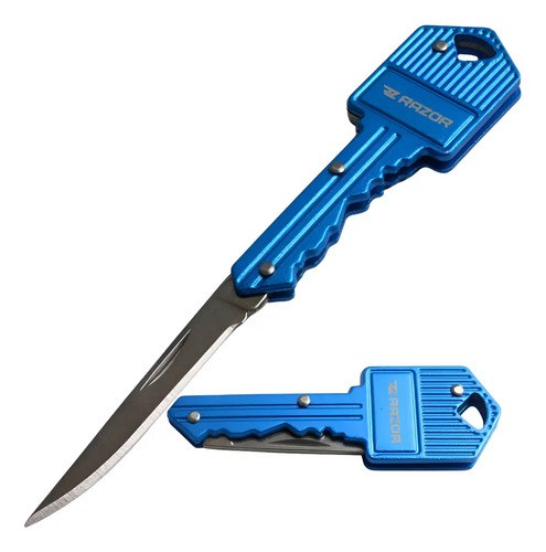 Llave Cuchillo Navaja Tactica Mini Defensa Con Filo Razor