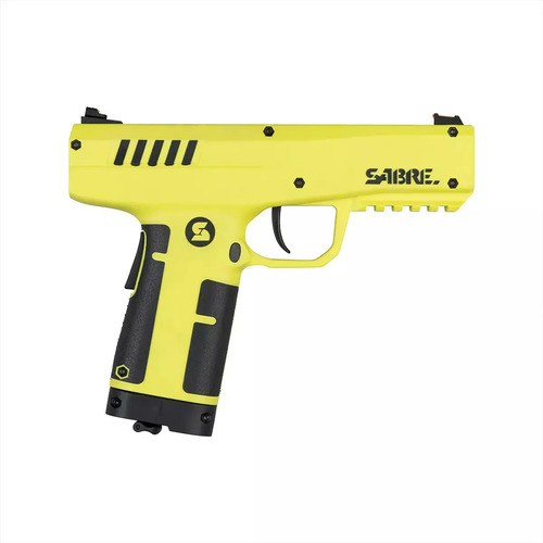 Pistola Disuasiva Sabre Kit Traumático Gas Pimienta No Letal Amarillo - 3