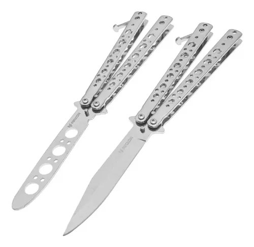 Navajas Mariposa Con Filo Y Practica Combo Cuchillo Csgo - 2
