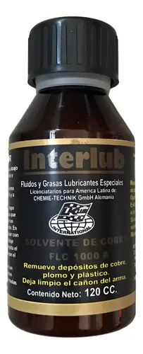 Limpiador Desencobrante Y Desemplomante Para Armas De Fuego