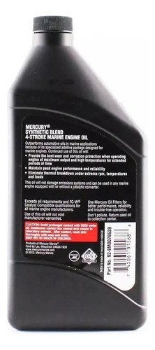 Aceite De Motor Mercury 25w40 4 Tiempos Semi Sintetico U.s.a - 2