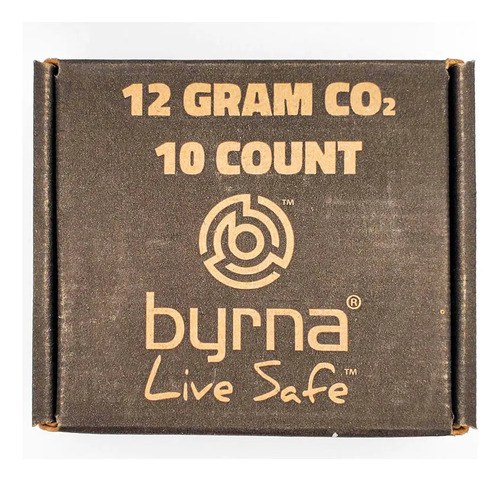 Garrafa De Co2 12g. X 10 Unidades Pistola Byrna Sd Xl Plateado 1727.2 Mm