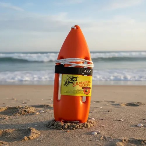 Salvavidas Torpedo Rescate Profesional Baywatch Reforzado