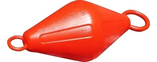 Boya Doble Cono Para Fondeo-uv-lancha-barco Naranja