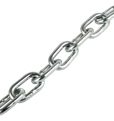 Cadena Para Ancla Galvanizada N°60 X Metro - Calidad Náutica Plateado