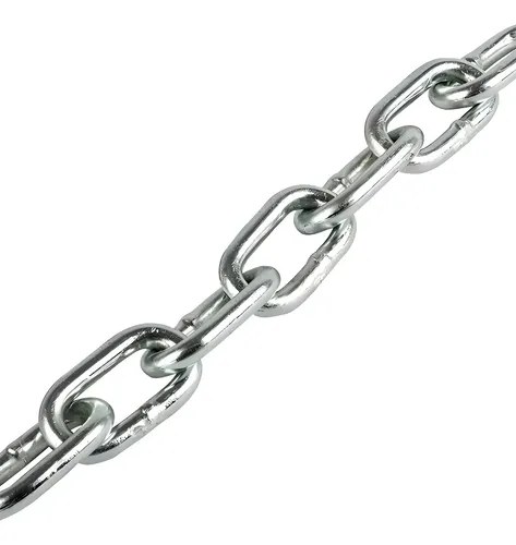 Cadena Para Ancla Galvanizada N°50 X Metro - Calidad Náutica Plateado