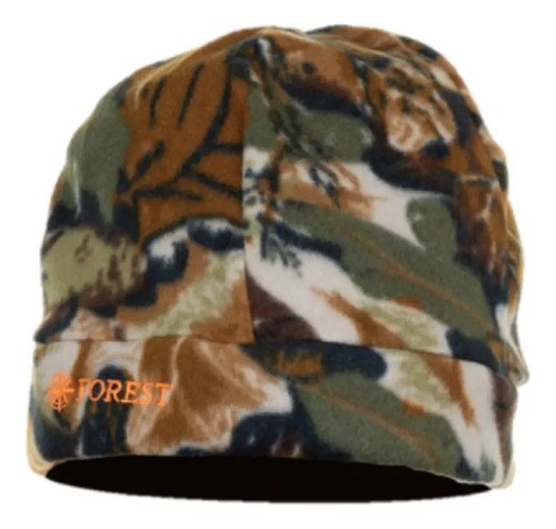 Gorro Polar Camuflado Hoja Marrón Un Hoja