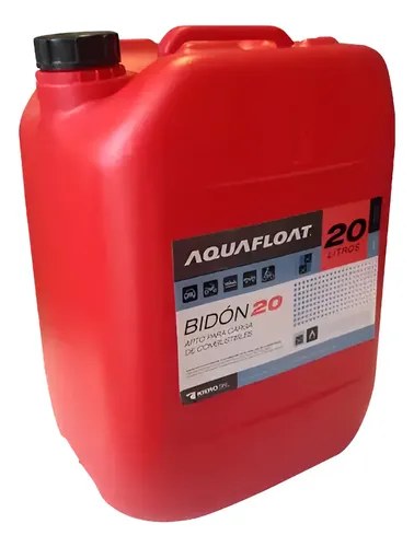 Bidon Nafta Combustible 20 Litros Aquafloat Rojo