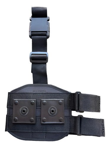 Muslera Tactica De Doble Encastre De Cordura Zurdo/diestro Negro