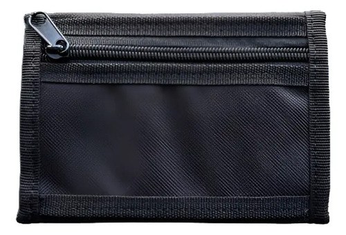 Billetera Tactica Porta Credencial Negro - 2