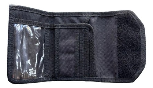 Billetera Tactica Porta Credencial Negro - 3